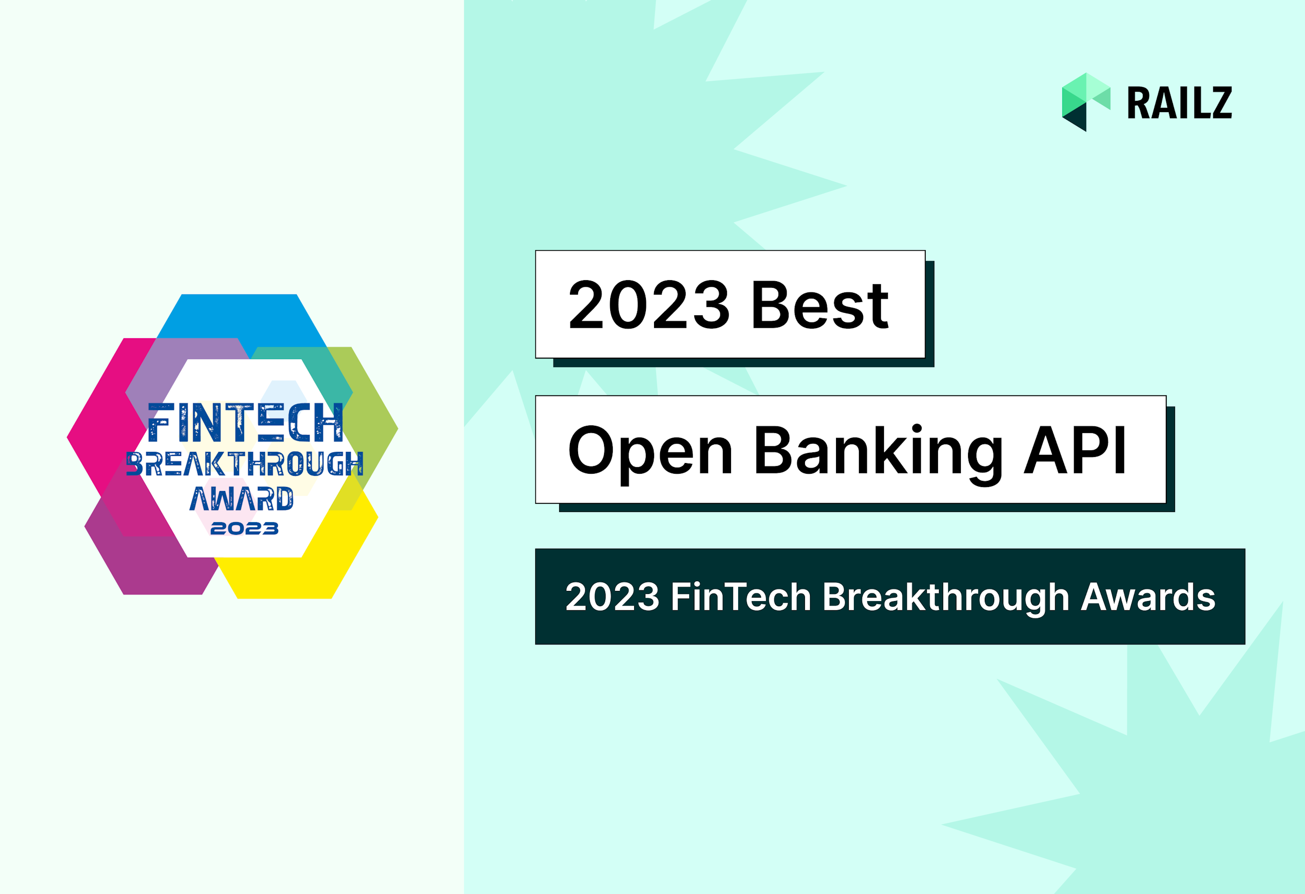 Railz Wins "Best Open Banking API" at 2023 FinTech Breakthrough Awards