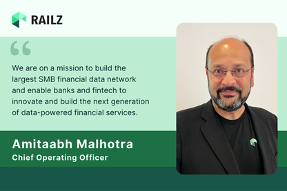 Railz Appoints Fintech Veteran as Chief Operating Officer to Help Accelerate Company Growth and Expansion