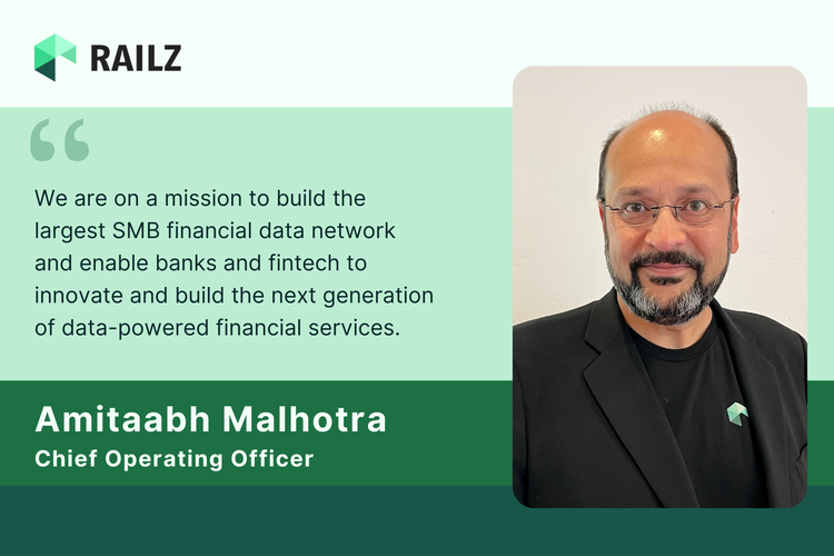 Railz Appoints Fintech Veteran as Chief Operating Officer to Help Accelerate Company Growth and Expansion